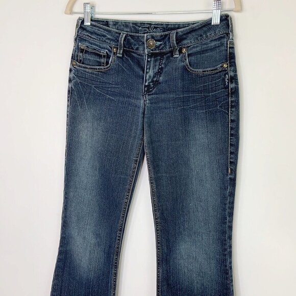 Silver Aiko Bootcut Jeans Womens Size 27 Dark Wash Boot - Picture 2 of 10